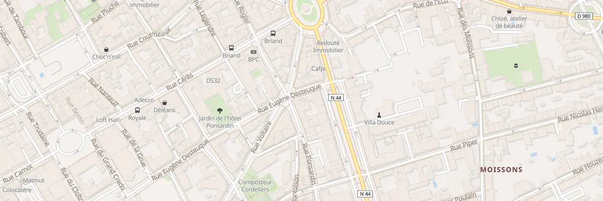 Plan du 9 Rue Ponsardin à Reims