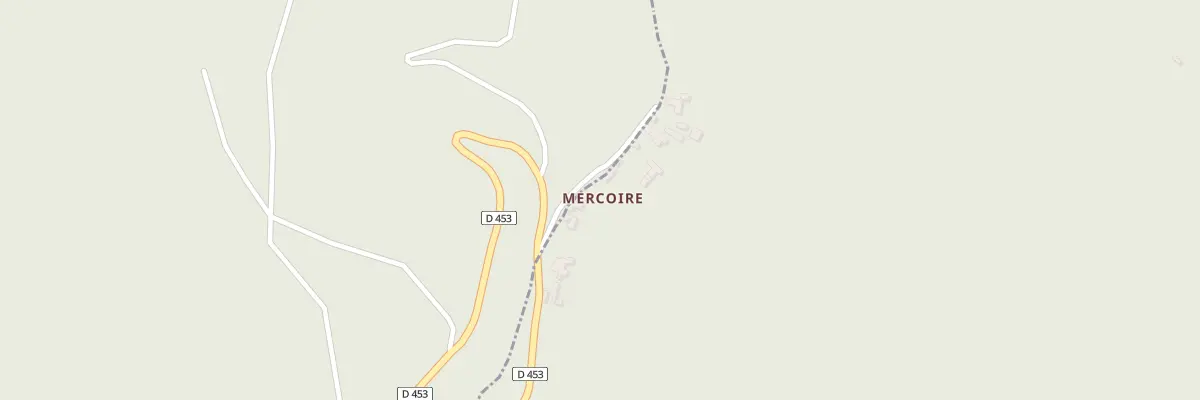 Plan du 5173 Mercoire à Mons