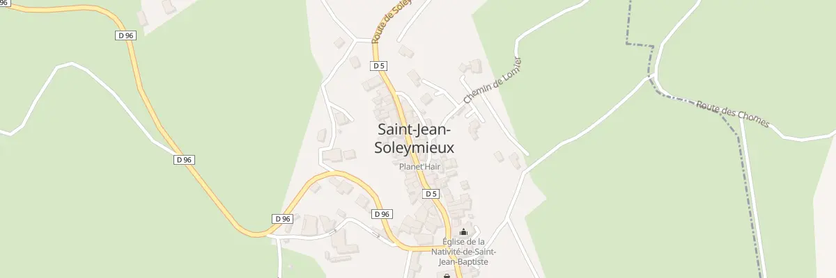 Plan du 110 Rte de Soleymieux à Saint-Jean-Soleymieux