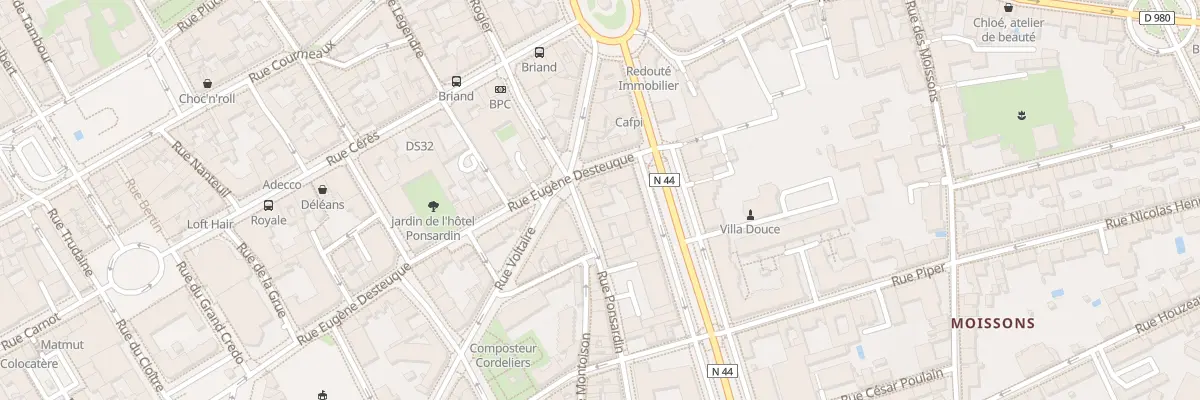 Plan du 11 Rue Ponsardin à Reims