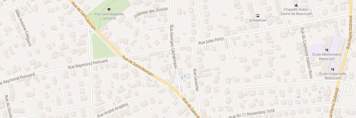 Plan du 497 Rue Jules Ferry à Riorges