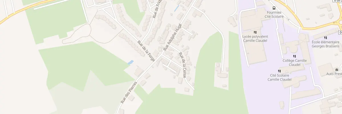 Plan du 8 Rue de la Cense à Fourmies