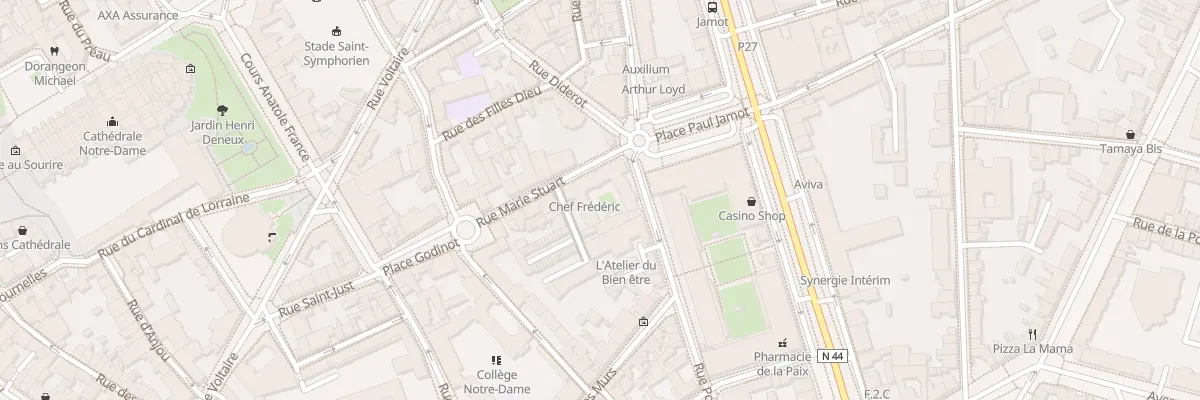 Plan du 70T Rue Ponsardin à Reims