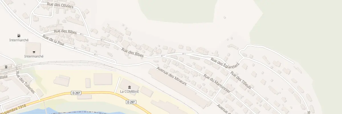 Plan du 1 Rue du Marronnier à La Grand-Combe