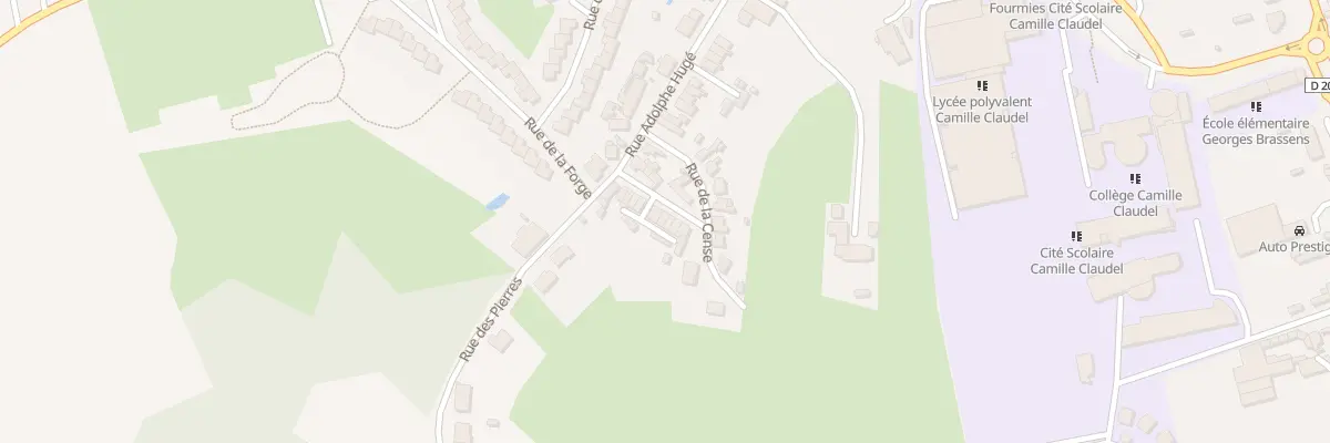 Plan du 23 Rue de la Cense à Fourmies