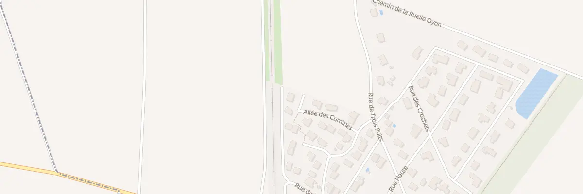 Plan du 8 All des Cumines à Montbré