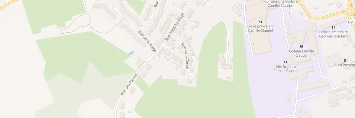 Plan du 21 Rue de la Cense à Fourmies