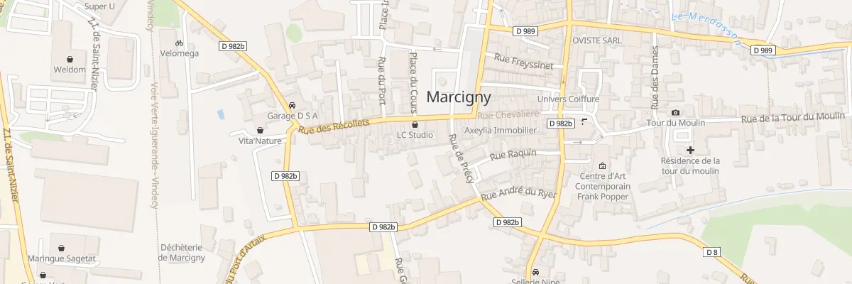 Plan du 9002 Rue Général de Précy à Marcigny