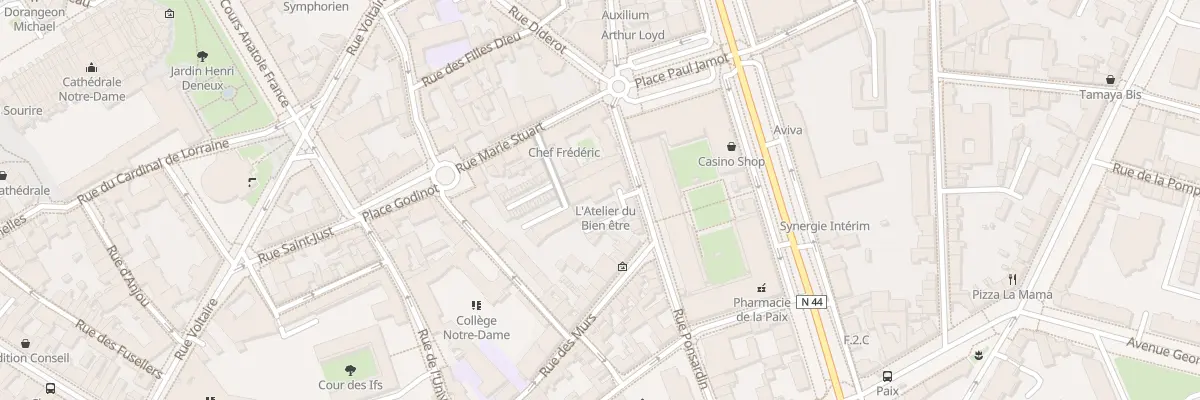 Plan du 72 Rue Ponsardin à Reims