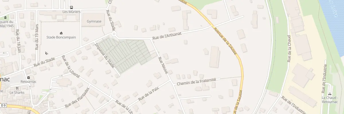 Plan du 7 Rue Neuve à Retournac