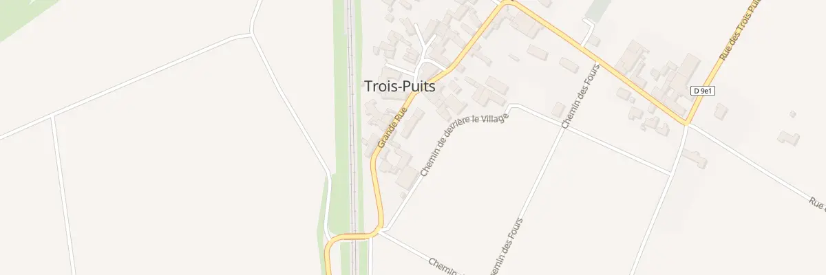 Plan du 19 Grande Rue à Trois-Puits