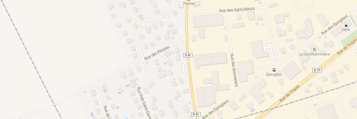 Plan du 1 Pas de la Pierre à Saint-André-les-Vergers