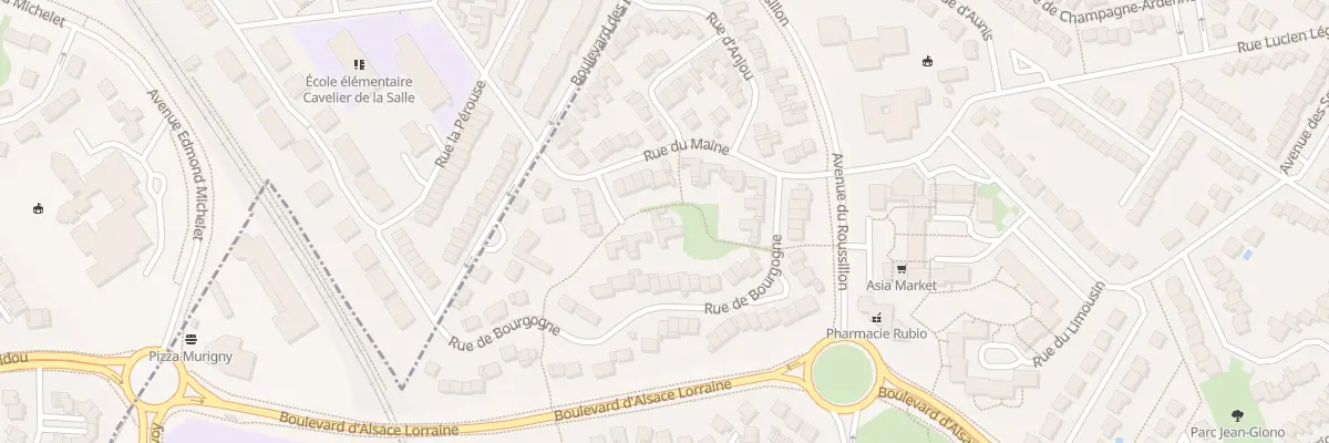 Plan du 1 Rue de Touraine à Cormontreuil