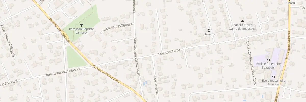 Plan du 458 Rue Jules Ferry à Riorges