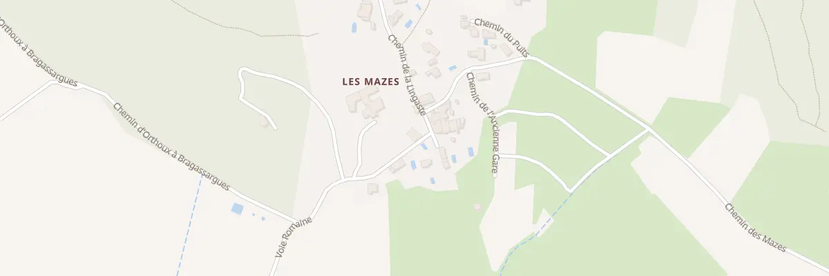 Plan du 5124 Les Mazes à Orthoux-Sérignac-Quilhan