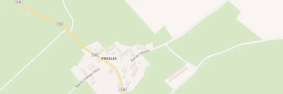 Plan du 3 Rue du Calvaire à Cussy-les-Forges