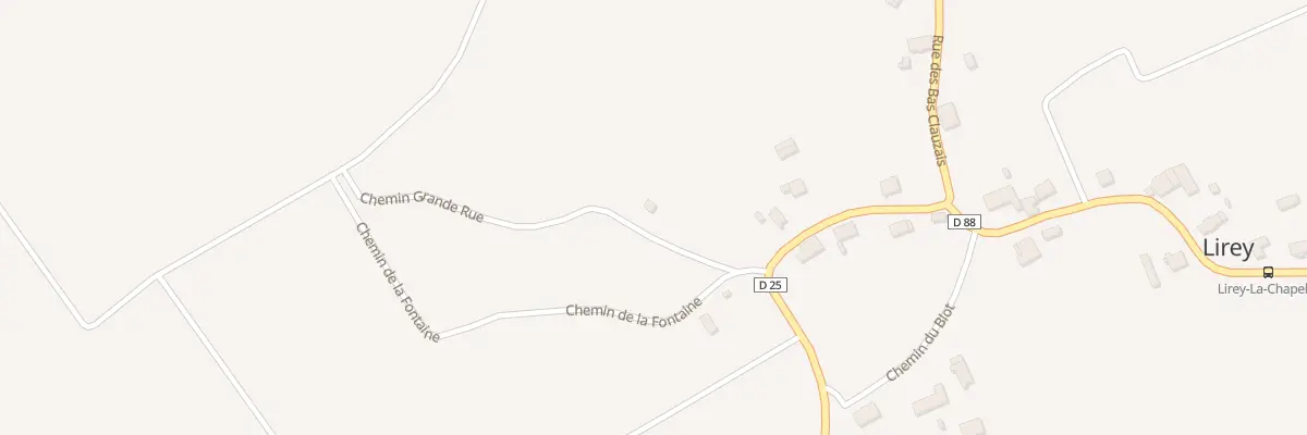 Plan du 7 Rue La Faillatte à Lirey