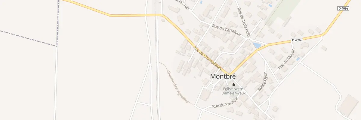 Plan du 6 Imp Haute à Montbré