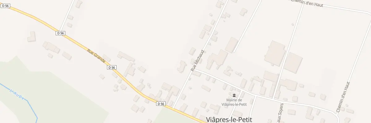 Plan du 53 Le Village à Viâpres-le-Petit