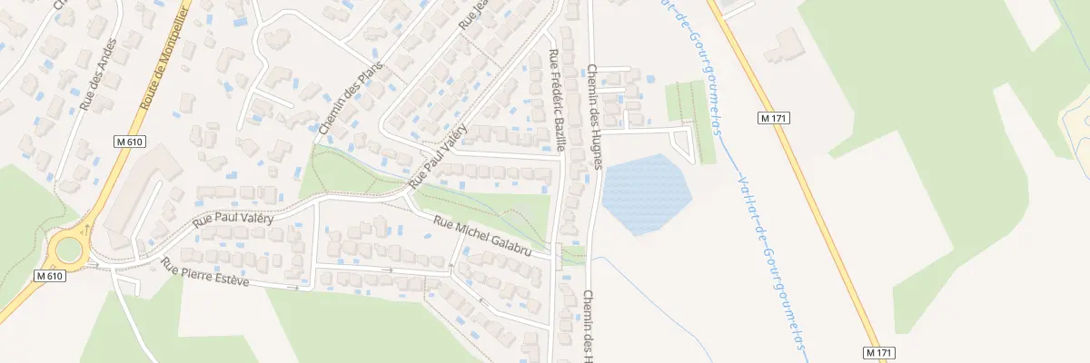 Plan du 15 Rue Boby Lapointe à Restinclières