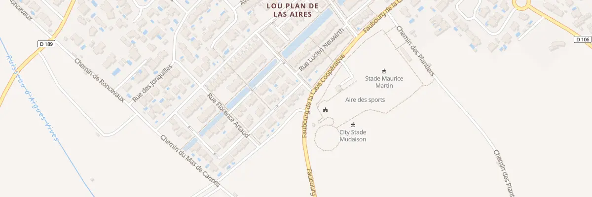 Plan du 16 Rue Olympe de Gouges à Mudaison
