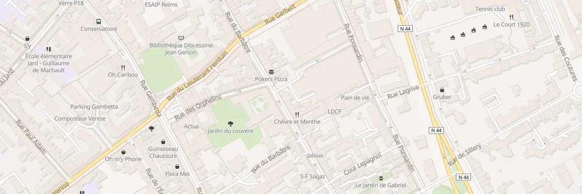 Plan du 51 Rue du Barbâtre à Reims