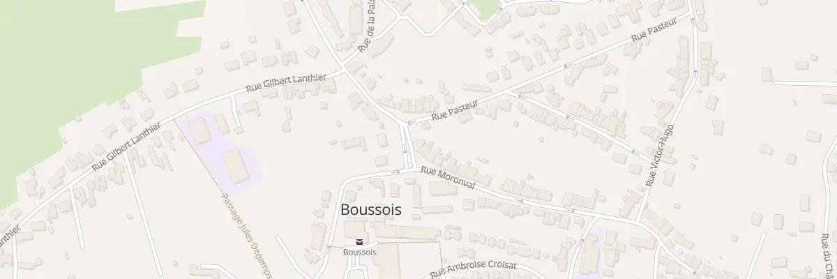 Plan du 62 Rue Moronval à Boussois