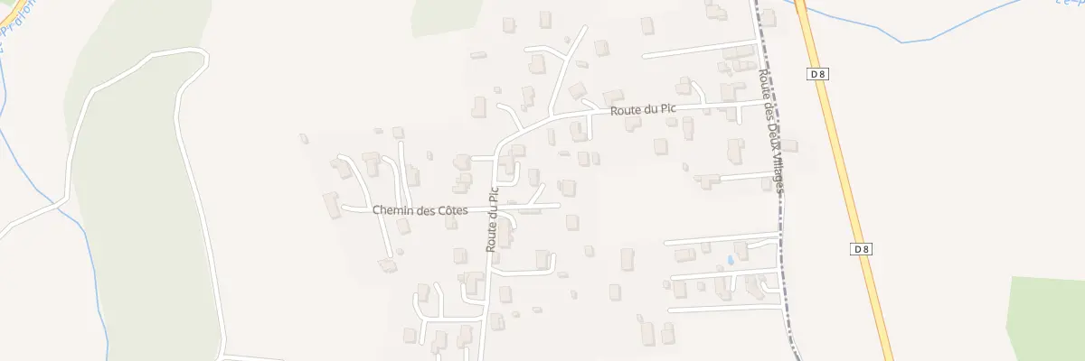 Plan du 313 Rte du Pic à Pralong