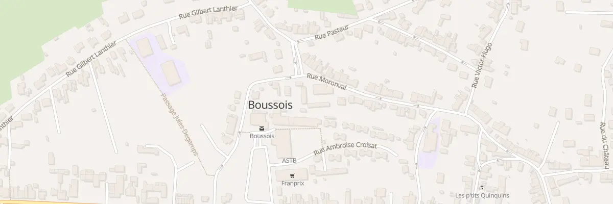 Plan du 5001 Rue Moronval à Boussois