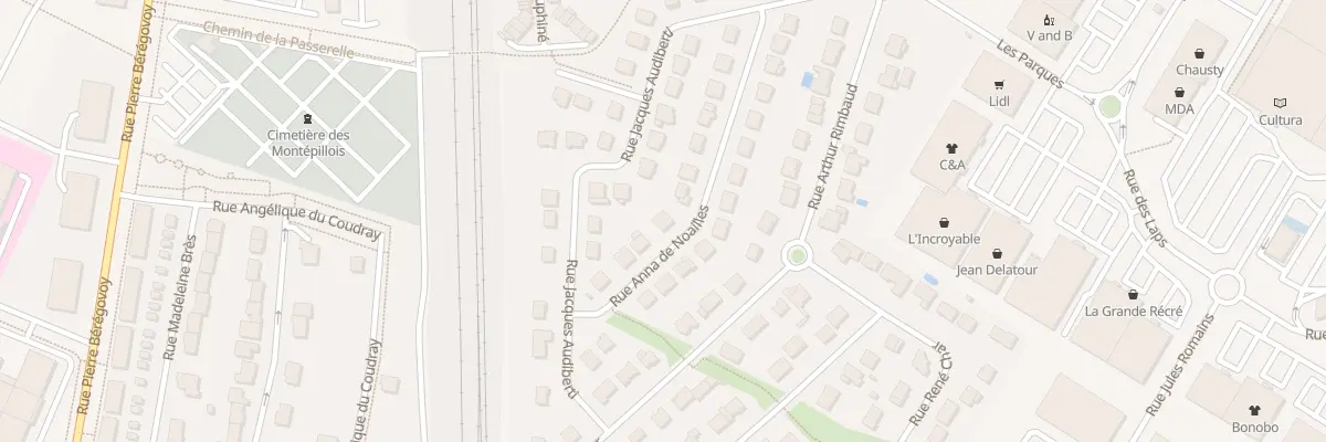Plan du 16 Rue Anna de Noailles à Cormontreuil