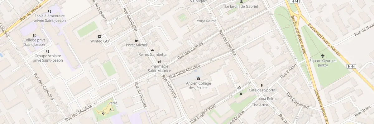 Plan du 28 Rue Saint-Maurice à Reims