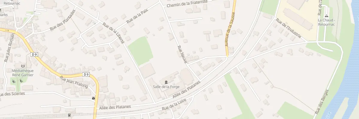 Plan du 8B Rue Neuve à Retournac
