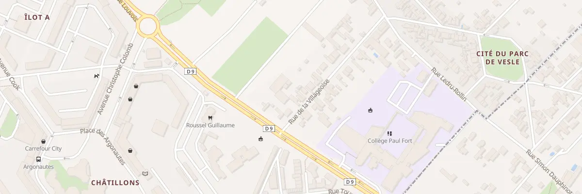 Plan du 34 Rue de la Villageoise à Reims