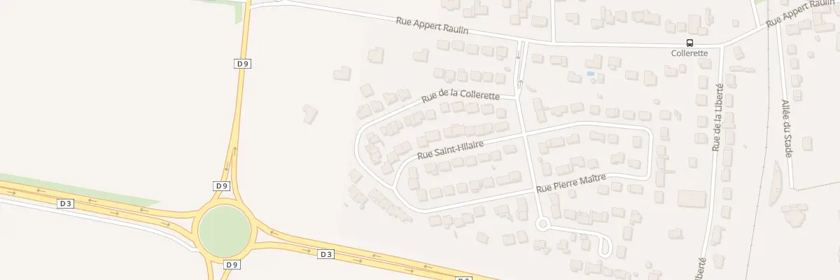 Plan du 14 Rue Saint Hilaire à Oiry