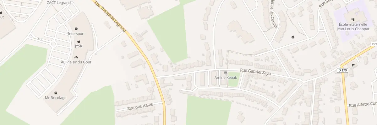 Plan du 58 Rue Gabriel Zaya à Fourmies