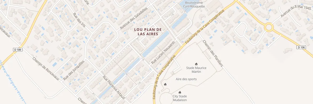 Plan du 16 Rue Lucien Neuwirth à Mudaison