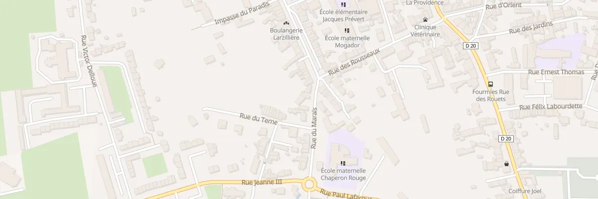 Plan du 6 Rue du Marais à Fourmies