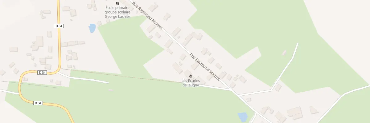 Plan du 10 Rue Raymond Maitrot à Jeugny