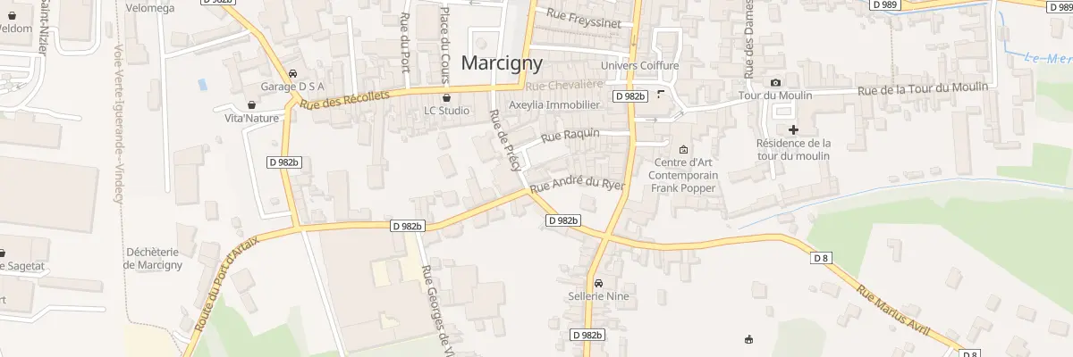 Plan du 22 Rue Andre du Ryer à Marcigny