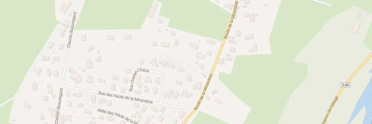 Plan du 48 Che des Ecureuils à Villerest