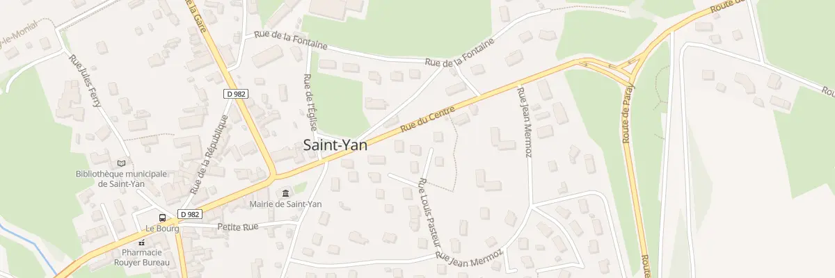 Plan du 8 Rue Pasteur à Saint-Yan