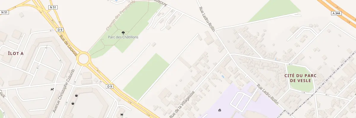 Plan du 188 Rue Ledru-Rollin à Reims