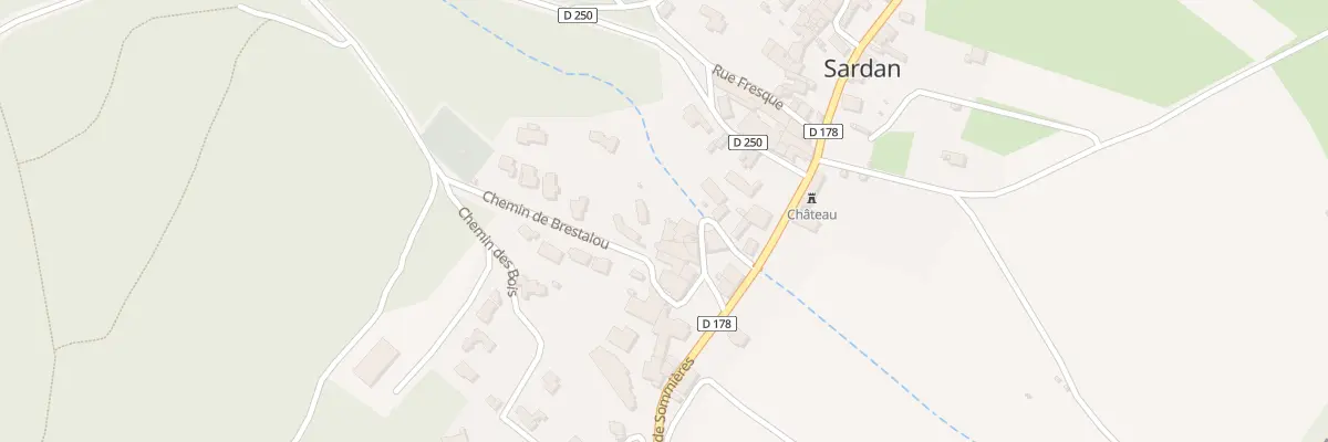 Plan du 5042 Rue du Porche à Sardan