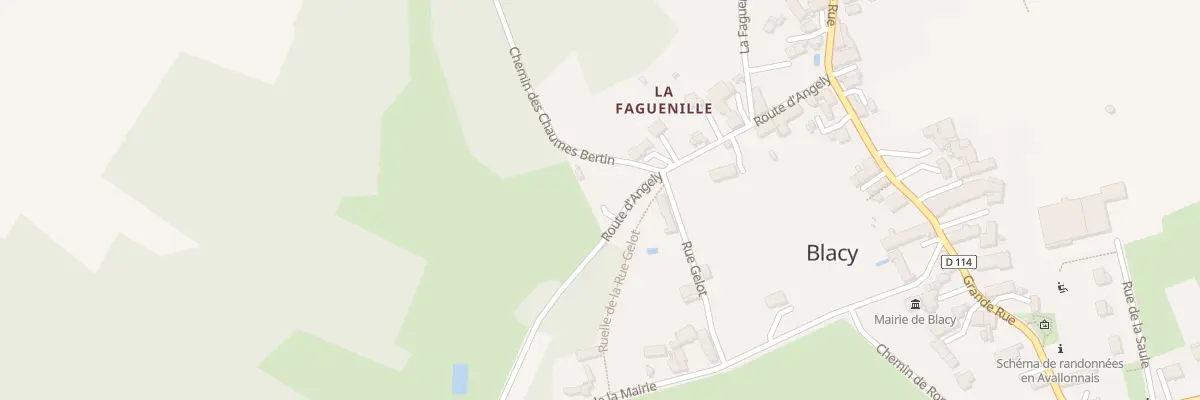 Plan du 20 Rte d’Angely à Blacy