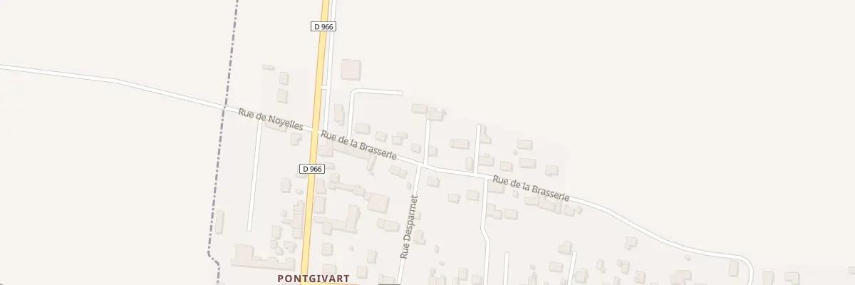 Plan du 13T Rue de la Brasserie à Auménancourt