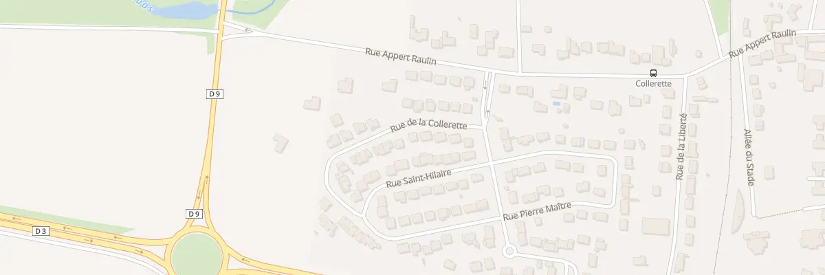 Plan du 9 Rue de la Collerette à Oiry