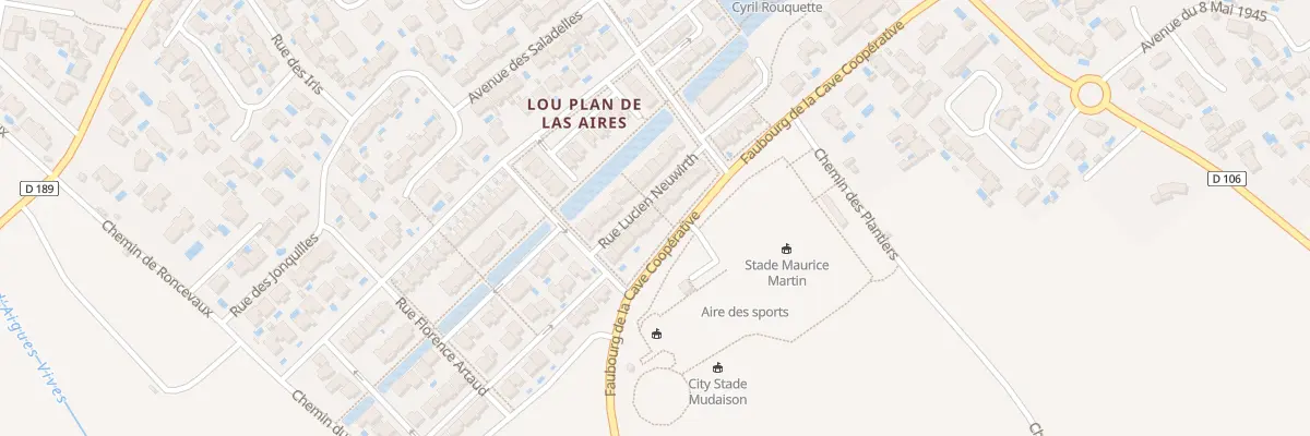 Plan du 11 Rue Lucien Neuwirth à Mudaison