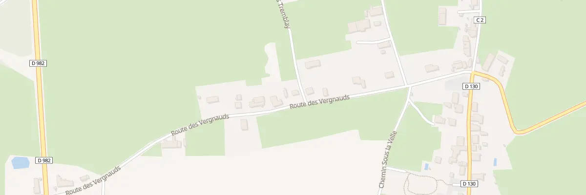 Plan du 296 Rte des Vergnauds à Montceaux-l’Étoile