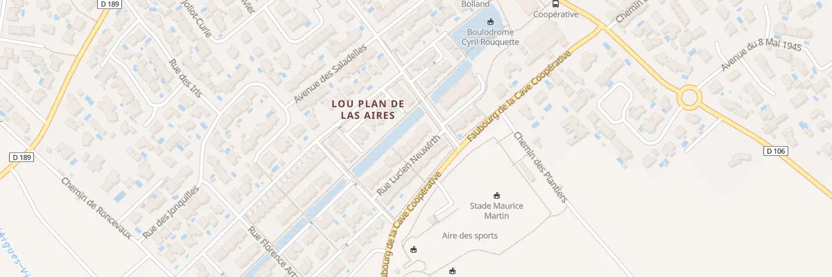 Plan du 6 Rue Lucien Neuwirth à Mudaison