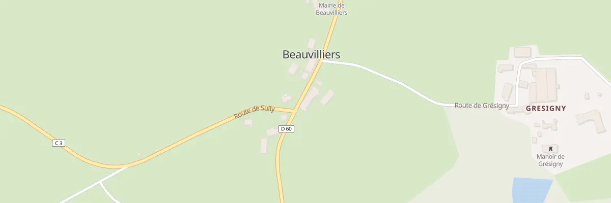 Plan du 23 Rue de la Mairie à Beauvilliers